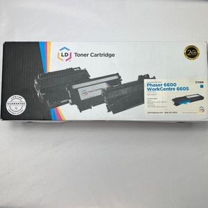 LD Compatible Xerox 106R02225 CYAN Toner for Phaser 6600 WorkCentre 6605